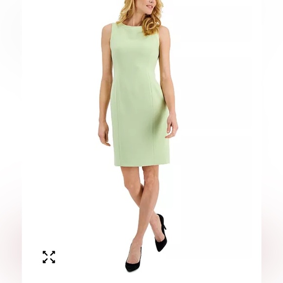 Kasper Sage Green Sheath Dress - Picture 1 of 6